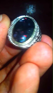 Black Opal Sempur Sisit Jarong Natural Biyang Bahan Ranting Emban Alpaka Rintik