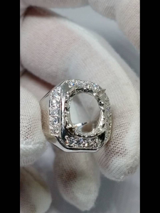 🇲🇾W28 ★Sarung Cincin Silver 925 ★Ring Casting "Grade A" ★ 10 x 13mm ★ ±9.50