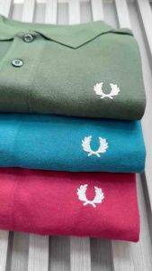 NEW ARRIVAL✅✅Premium and Classic embroidery logo poloshirt for men and women Cotton Crew Neck Casual
