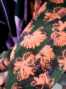 COD!!!!KAIN KATUN Line Korea bordir tebal/Katun Line Halus dan lembut