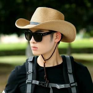 Nón mũ cao bồi nam nữ gấp gọn đi biển du lich nhiều mẫu đep chất liệu cói chống nắng thoáng mát