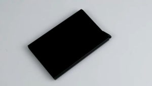 Rhodey Dompet Kartu Slim Slider Aluminium - G882 - Black