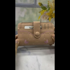 COD DOMPET WANITA UKURAN SEDANG KANCING KARTU CABUT