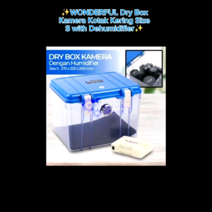 WONDERFUL Dry Box Kamera Kotak Kering Size S with Dehumidifier - DB-2820 - Blue