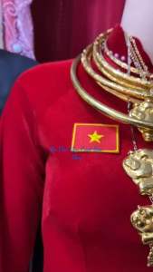 Huy hiệu thêu lá cờ