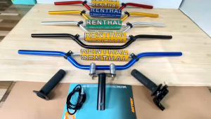 Paket Hemat Stang Rhental CNC Import + Dudukan/Stang/Gas Spontan Daytona Polos Besi Import