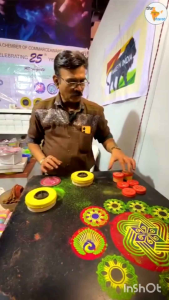 diwali magic rangoli box set home Decoration