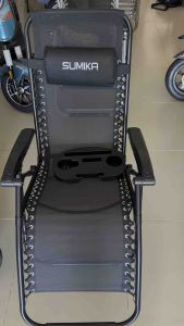 Ghế xếp thư giãn Sumika 179A khóa kim loại tải trọng 200kg