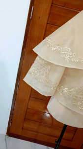 womens Modern Filipiniana Maria Clara style top traditional wear