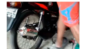 Knalpot Yamaha Alfa AHM suara garing kemrincing
