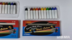 Nikki Water Colour Roller Coloured Pencils P120 P180 12 Colours Stationery Arts & Crafts