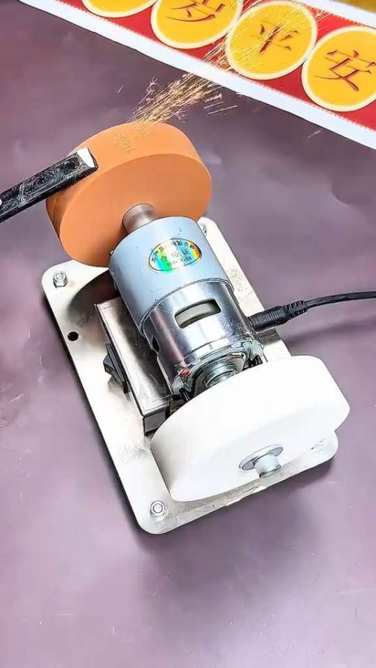 Máy mài dao kéo mini Máy mài đá 2 đầu đa năng dùng điện 220v