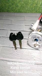 Kunci Kontak Key Set & Sadel Kunci Jok Polos Yamaha Mio Soul Lama Fino Karbu