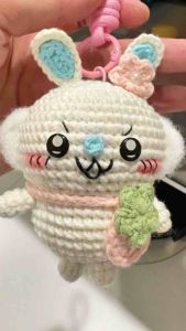 Handmade Crochet Chiikawa Flying Momonga