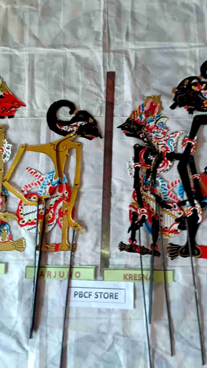 Wayang Paket 5 Wayang Bimo Bolodewo Kresna Gatutkaca Arjuna