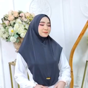 bergo pinguin non pet bergo instan premium hijab instan kerudung hamidah /sporty daily bergo instan
