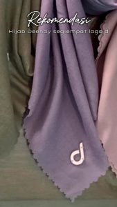 (Best Seller) HIJAB SEGI EMPAT DEENAY POLOS LASER CUTTING LOGO (d) TERBARU KERUDUNG DEENAY VOAL PREMIUM HIJAB POLOS SEGIEMPAT TERLARIS