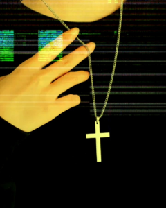 COD KALUNG SALIB TITANIUM RANTAI PRIA DAN WANITA ANTI LUNTUR