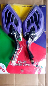SPION MOTOR VARIASI WARNA UNGU KACA SPION STANDAR SPION HONDA YAMAHA BEAT SCOOP MIO XEON GENIO DLL