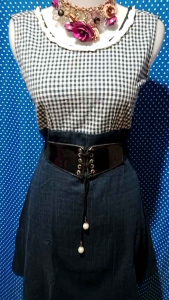 DRESS KUTUNG/SLEEVELESS NAVY 139