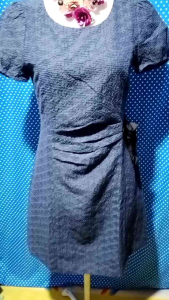 DRESS LENGAN PENDEK NAVY (CC COLLECT) 174