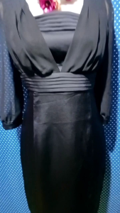 DRESS LENGAN 3/4 NAVY(AB PLUS) 261