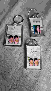 Personalized Keychain and Mini Album