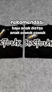 Kaos Anak Laki-Laki Perempuan Usia 1-12 Tahun | Kaos Distro Premium Bahan Katun Nyaman Anti Gerah
