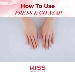 Kiss New York Press And Go Asap No glue Needed Peach Perfect