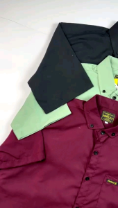 Paket Hemat 3 PCS Kemeja Polos Pria Lengan Pendek Kemeja Polos Formal