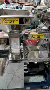 Mesin Peras Santan Stainles A22 Dinamo 2.0HP Listrik