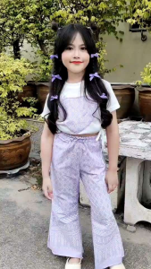 ชุดเซ็ตลายไทย *เอวยืดน้อยมีซิปหลัง*