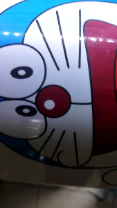 DORAEMON 1 Sticker Dinding size 28-45 cm vinyl white waterproof