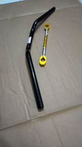 Paket Stang Stir RZR Plus Stabilizer Stang. Fatbar Custom Satria Fu  CB GL MP CBR TIREV