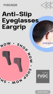 FVDC EARHOOK EAR HOOK EARGRIP EAR GRIP EAR RETAINERS FOR GLASSES GLASS EYEGLASSES FOR ADULTS AND KIDS