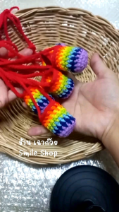 เคสพิมเสนน้ำ (แบบสำลี) เคสไอซี่ สายคล้องคอ 🌈 สีรุ้ง สีเร้กเก้