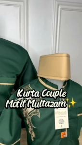 Agnina - Baju Koko Couple Ayah Anak Model Kurta Lengan Pendek Koko Anak Usia 1-15 Tahun
