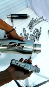 Peredam knalpot racing/ DB killer inlet 50 38 28 dan 26