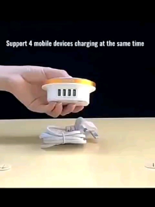 LDNIO A4406 4 Ports Multi USB Desk Charger for Mobile Phone Home Night Light AC Adapter Charger Home Charger With LED