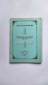 Buku Sodasiwikerama Banten Caru
