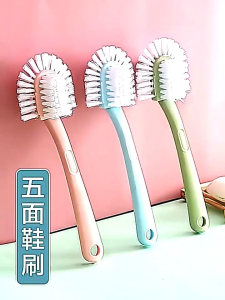 Sikat Pembersih Sepatu 4 Sisi & Alat Pembersih Sepatu & Sandal