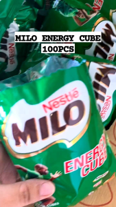 Nestle Milo Energy Cube 100 Pack (Nestle Nigeria) - Green packaging - 100 pieces - Energy in every cube - Snack for energy boost.