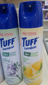 PERSONAL COLLECTION TUFF GERMBAN MULTI PURPOSE DISINFECTANT & ROOM SPRAY  BUY1 TAKE1 250ML