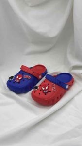 รองเท้าแตะหัวโต เด็กผู้ชาย Double D ลายสไปเดอร์แมน Spiderman ไซส์ 27-32 รองเท้าแตะแฟชั่น รองเท้าเด็ก