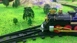 Big Set Electric Railway Train Toys With Smoke Effect Railway Playset Track Toys Mainan Kereta Api 火车玩具