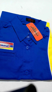 Seragam Kemeja Kerja Karyawan Indomaret Standar Pria Wanita