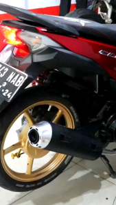 (PROMO) Knalpot Motor Copy Cms Suara Ngebass (No Mber) Beat, Beat New, Genio, Beat Street, Scopy, Scoopy New, dll