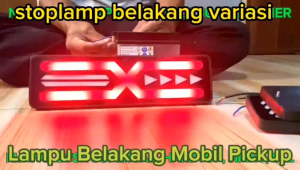 Lampu Stoplamp variasi Lampu Rem Belakang Mobil Pickup Carry 1.0 / 1.5 Futura Panther apv L300 Hardtop Jimny