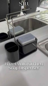 Hazel Tempat Dispenser Sabun Cuci Piring Tangan Serbaguna FREE Sponge