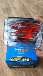 Stoplamp GL100 125 Win100 C700 Lampu Belakang import Sports Day Led Ori Kaca Bening